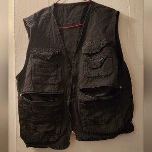 Black Utility Vest
